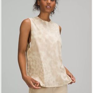NWOT lululemon All Yours Tank top in Marmoleado tie dye lemon chiffon